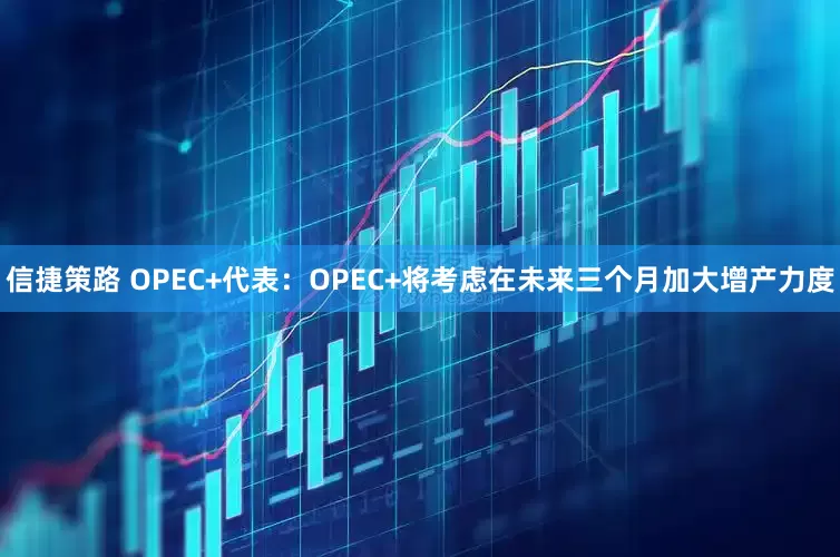 信捷策路 OPEC+代表：OPEC+将考虑在未来三个月加大增产力度